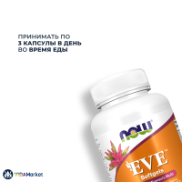 NOW Foods, Eve, Ева, Витамины и Минералы для Женщин, 90 мягких таблеток 