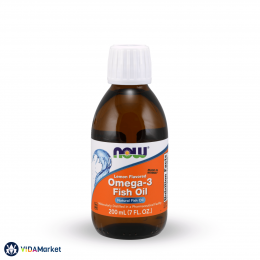NOW Foods, Рыбий жир с Омега-3 со вкусом лимона жидкий, 200 мл
