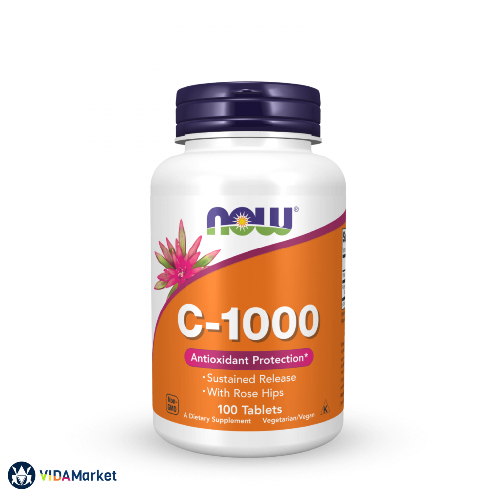 Now Foods C-1000, Витамин С-1000 мг - 100 таблеток, для иммунитета