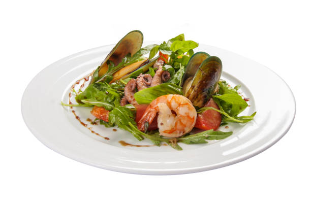 салат из морепродуктов